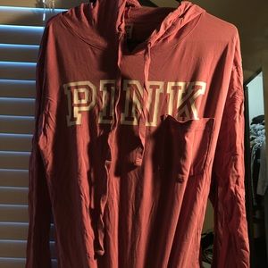 Pink hoodie size small